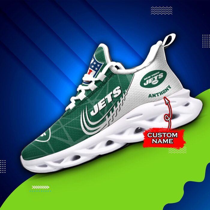 NFL New York Jets Max Soul Sneaker Custom Name Ver 3