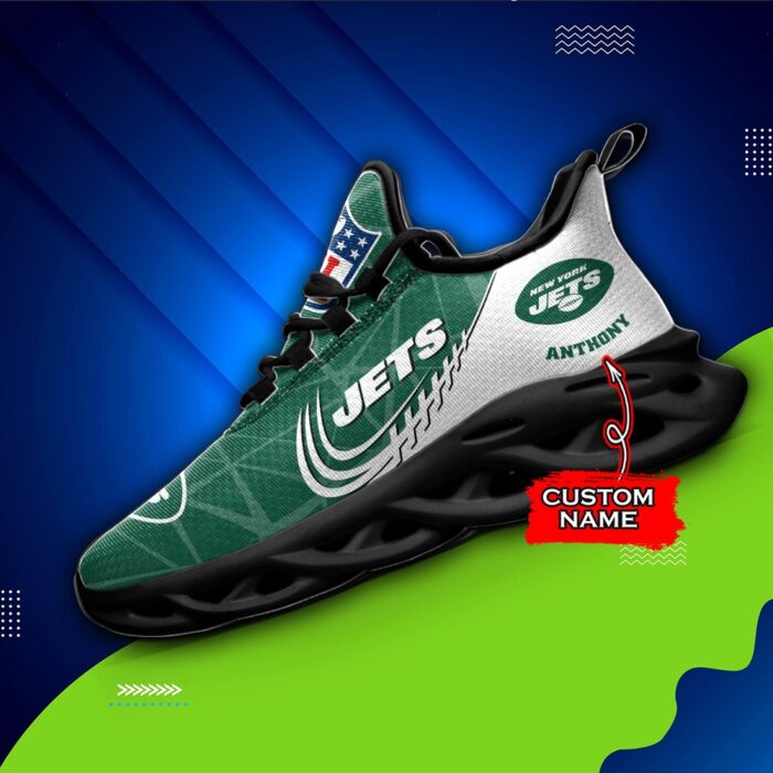 NFL New York Jets Max Soul Sneaker Custom Name Ver 3