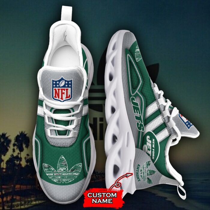 NFL New York Jets Max Soul Sneaker Custom Name Ver 4