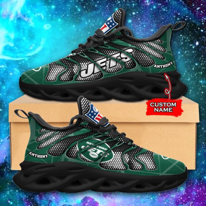 NFL New York Jets Max Soul Sneaker Custom Name Ver 5