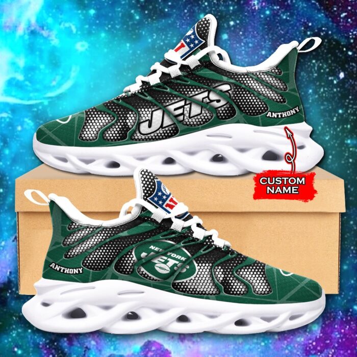 NFL New York Jets Max Soul Sneaker Custom Name Ver 6