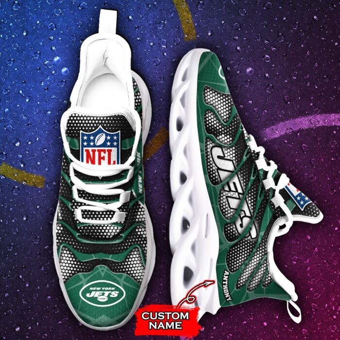 NFL New York Jets Max Soul Sneaker Custom Name Ver 6