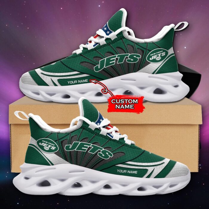 NFL New York Jets Max Soul Sneaker Custom Name Ver 8