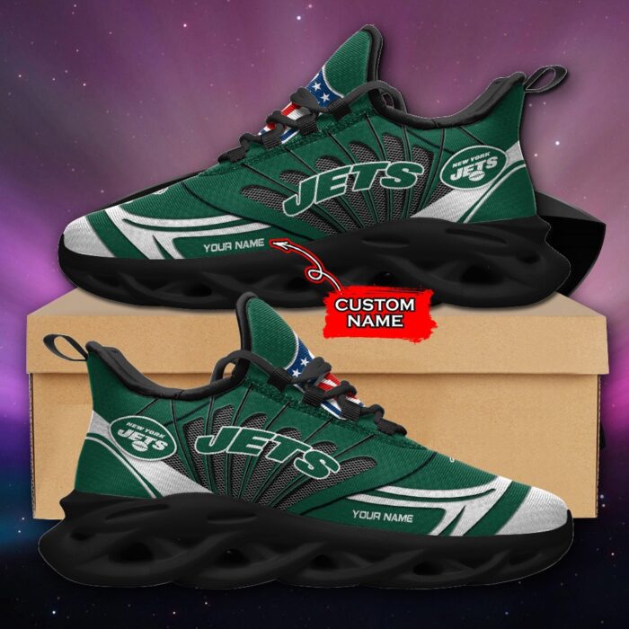 NFL New York Jets Max Soul Sneaker Custom Name Ver 8