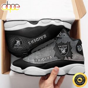 NFL Oakland Raiders Air Jordan 13 Shoes V3