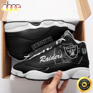 NFL Oakland Raiders Air Jordan 13 Shoes V4