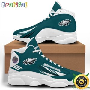 NFL Philadelphia Eagles Green Air Jordan 13 Shoes