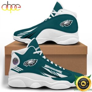 NFL Philadelphia Eagles Green Air Jordan 13 Shoes