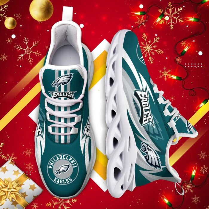 NFL Philadelphia Eagles Green Grey Max Soul Shoes