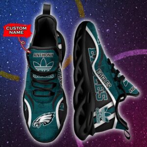 NFL Philadelphia Eagles Max Soul Sneaker Adidas Custom Name 35M12