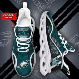 NFL Philadelphia Eagles Max Soul Sneaker Adidas Custom Name 35M12