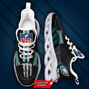 NFL Philadelphia Eagles Max Soul Sneaker Custom Name 43M1