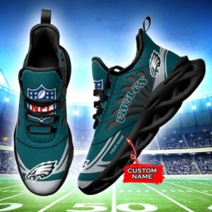 NFL Philadelphia Eagles Max Soul Sneaker Custom Name 62M12