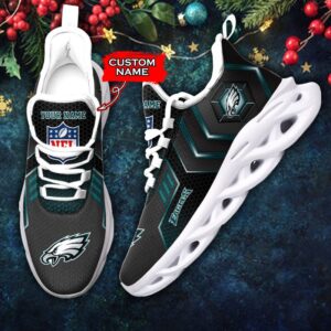 NFL Philadelphia Eagles Max Soul Sneaker Custom Name 69HTN2387