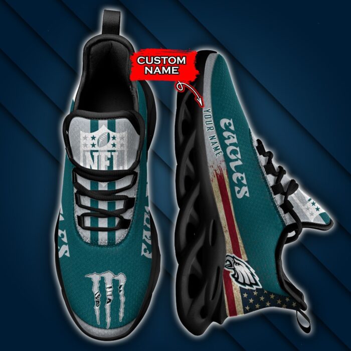 NFL Philadelphia Eagles Max Soul Sneaker Custom Name Pod 42 M1RTT