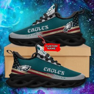 NFL Philadelphia Eagles Max Soul Sneaker Custom Name Pod 42 M1RTT