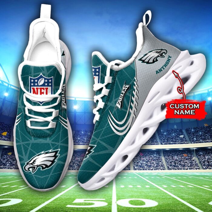 NFL Philadelphia Eagles Max Soul Sneaker Custom Name Ver 3