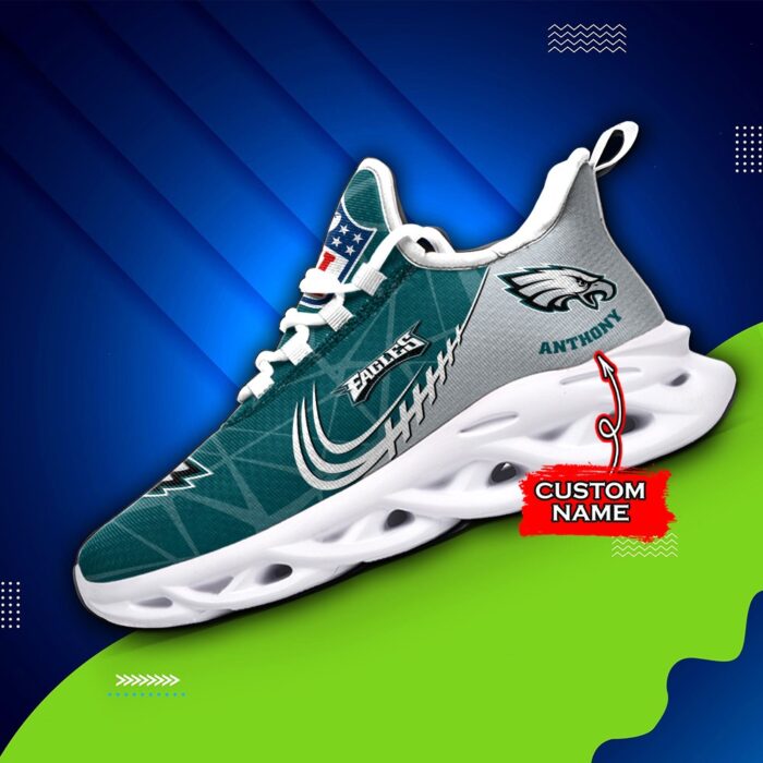 NFL Philadelphia Eagles Max Soul Sneaker Custom Name Ver 3