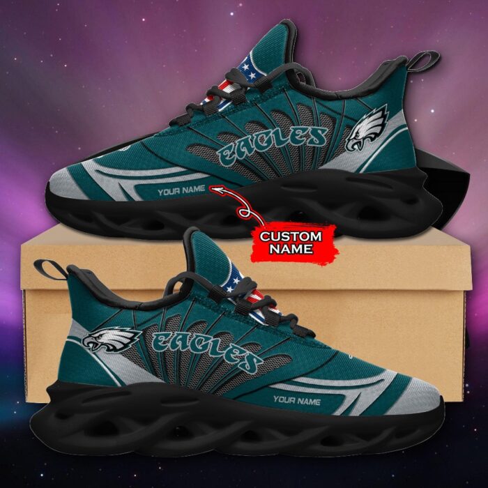 NFL Philadelphia Eagles Max Soul Sneaker Custom Name Ver 8