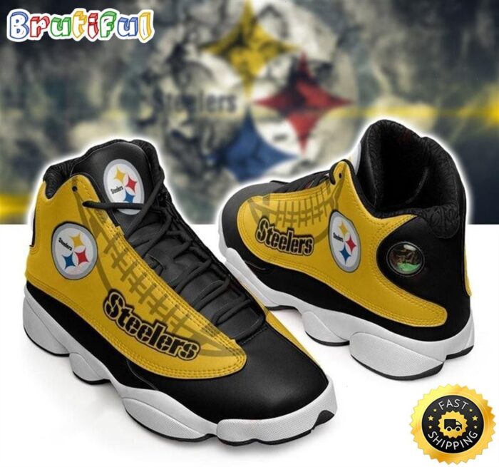 NFL Pittsburgh Steelers Air Jordan 13 Shoes V6