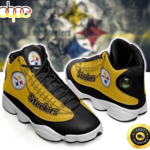 NFL Pittsburgh Steelers Air Jordan 13 Shoes V6