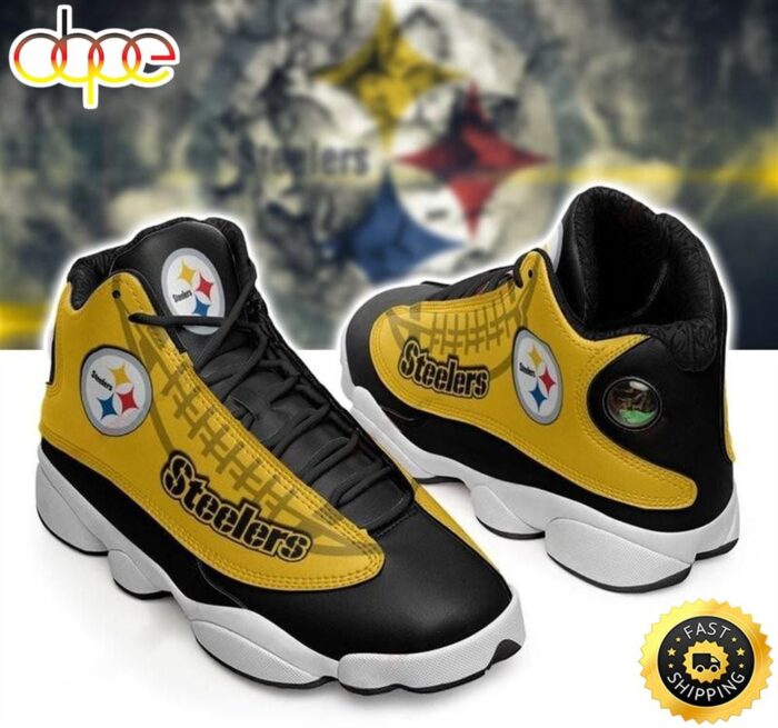 NFL Pittsburgh Steelers Air Jordan 13 Shoes V6