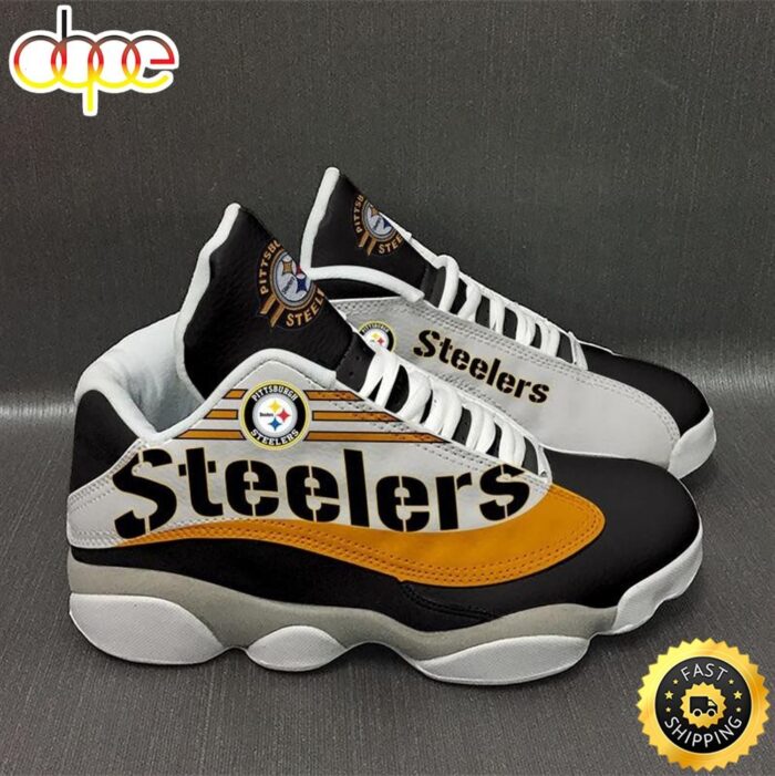 NFL Pittsburgh Steelers Air Jordan 13 Shoes V7