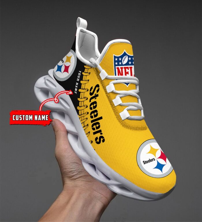 NFL Pittsburgh Steelers Max Soul Sneaker Custom Name Ver 1