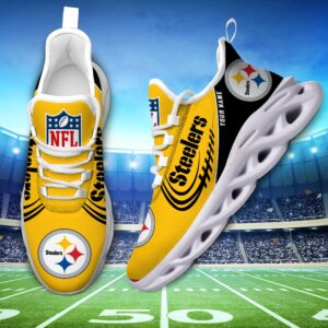 NFL Pittsburgh Steelers Max Soul Sneaker Custom Name Ver 2