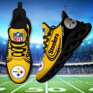 NFL Pittsburgh Steelers Max Soul Sneaker Custom Name Ver 2