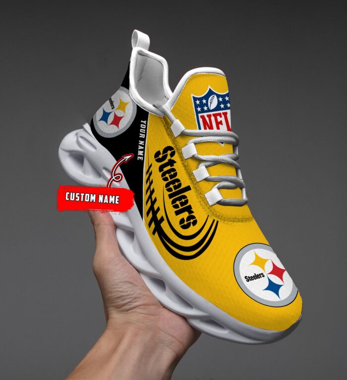 NFL Pittsburgh Steelers Max Soul Sneaker Custom Name Ver 2