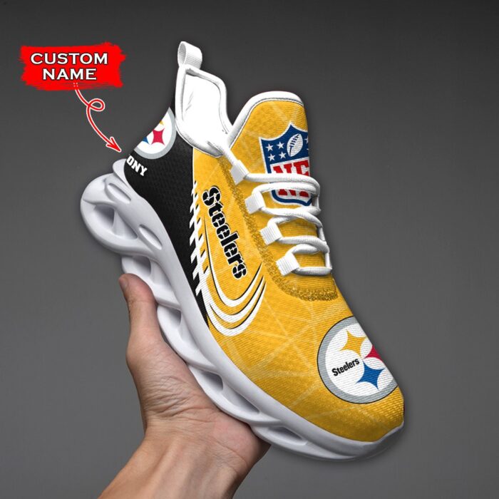 NFL Pittsburgh Steelers Max Soul Sneaker Custom Name Ver 3