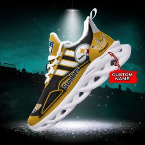 NFL Pittsburgh Steelers Max Soul Sneaker Custom Name Ver 4