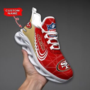 NFL San Francisco 49ers Max Soul Sneaker Custom Name Ver 3