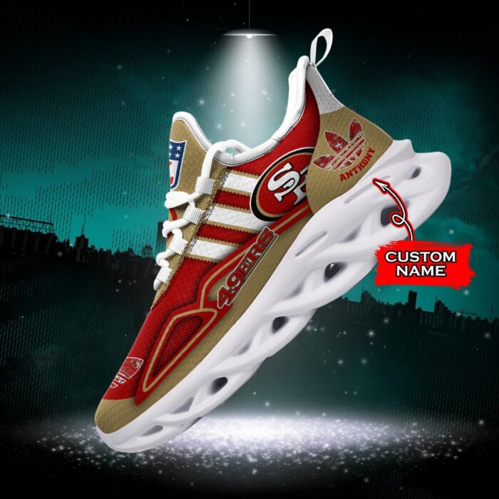 NFL San Francisco 49ers Max Soul Sneaker Custom Name Ver 4