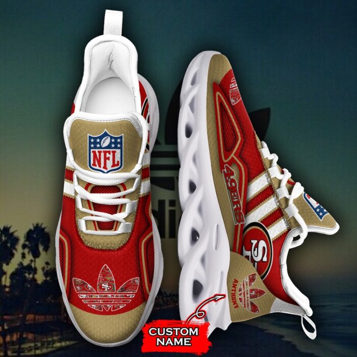 NFL San Francisco 49ers Max Soul Sneaker Custom Name Ver 4