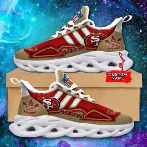 NFL San Francisco 49ers Max Soul Sneaker Custom Name Ver 4