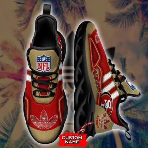 NFL San Francisco 49ers Max Soul Sneaker Custom Name Ver 4