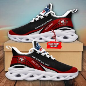 NFL San Francisco 49ers Max Soul Sneaker Monster Custom Name Style 2