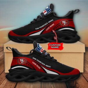 NFL San Francisco 49ers Max Soul Sneaker Monster Custom Name Style 2