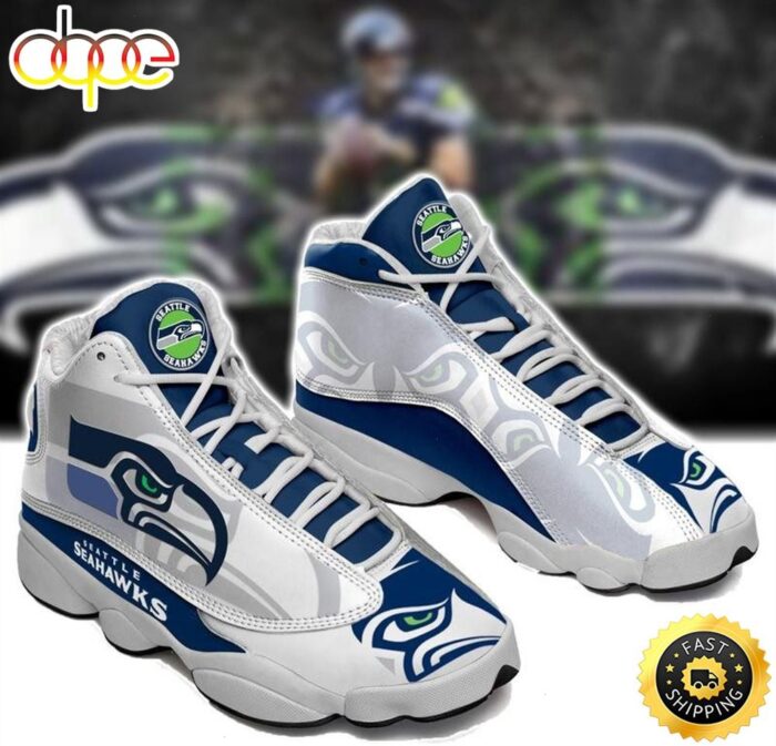 NFL Seattle Seahawks Air Jordan 13 Shoes V2