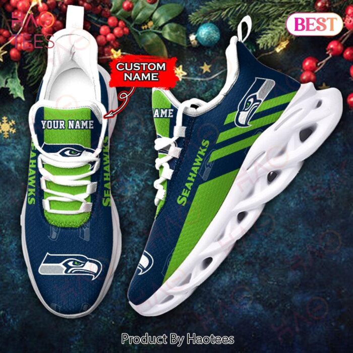 NFL Seattle Seahawks Max Soul Sneaker Custom Name