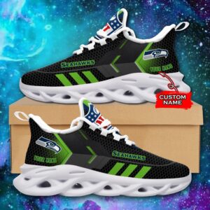 NFL Seattle Seahawks Max Soul Sneaker Custom Name 43M1