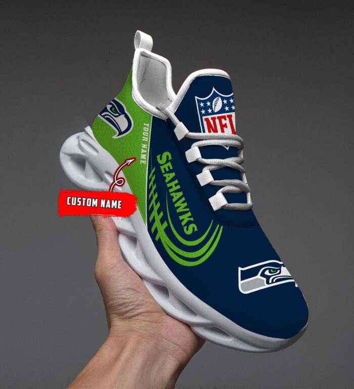 NFL Seattle Seahawks Max Soul Sneaker Custom Name Ver 2