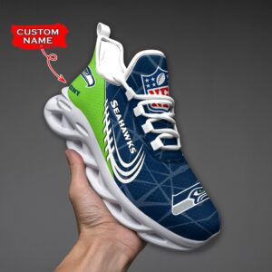 NFL Seattle Seahawks Max Soul Sneaker Custom Name Ver 3