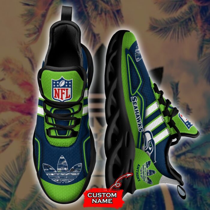 NFL Seattle Seahawks Max Soul Sneaker Custom Name Ver 4