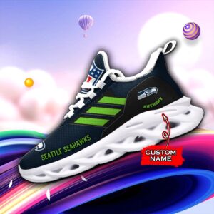 NFL Seattle Seahawks Max Soul Sneaker Custom Name Ver 7