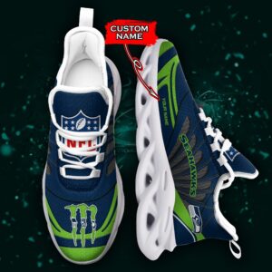 NFL Seattle Seahawks Max Soul Sneaker Custom Name Ver 8