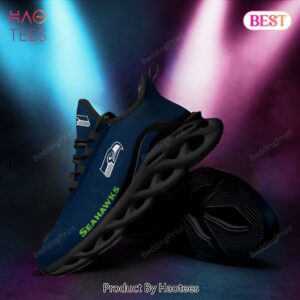 NFL Seattle Seahawks New Blue Color Max Soul Shoes