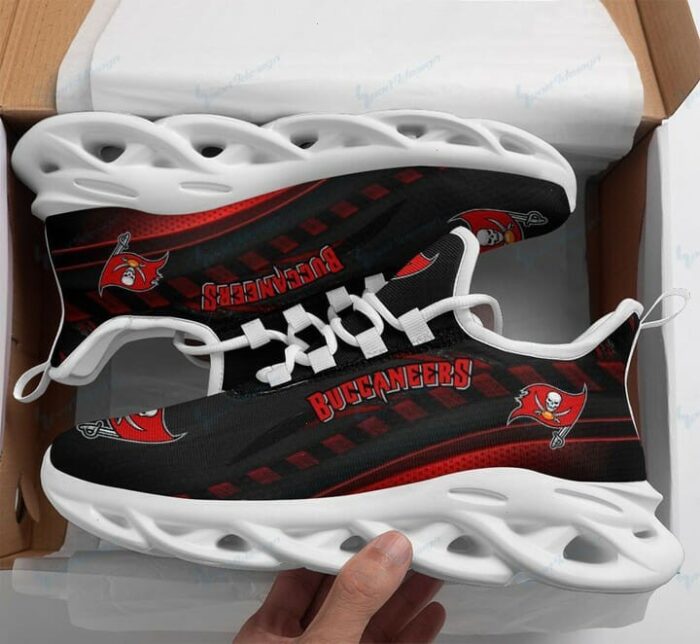 NFL Tampa Bay Buccaneers Black Red Max Soul Shoes